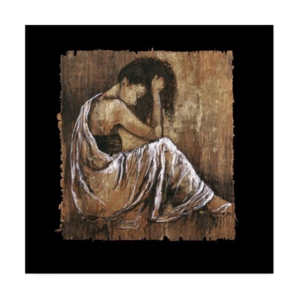 Trademark Fine Art Monica Stewart 'Soulful Grace I' Canvas Art, 14x14 IC02072-C1414GG